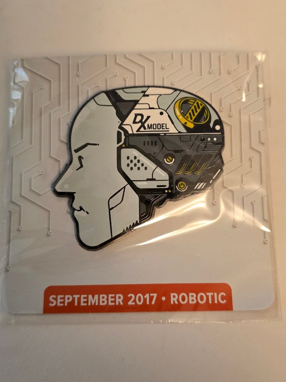 Loot Crate DX Exclusive "Robotic" Enamel Pin September 2017